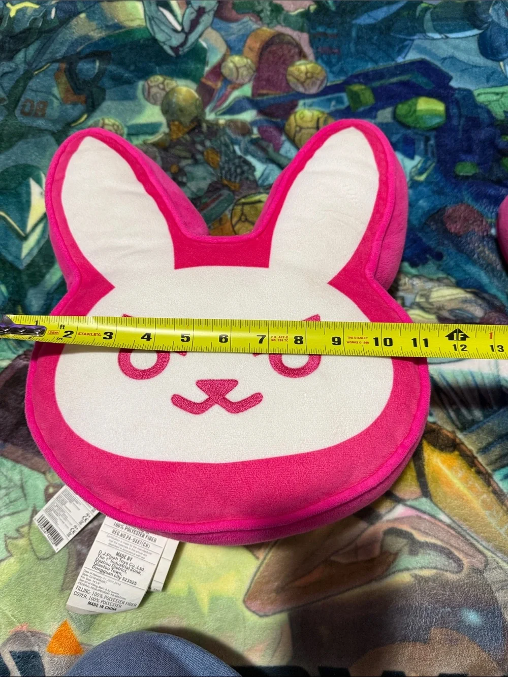 Overwatch D.Va Bunny Pink Decorative Throw Pillow - Set of 2